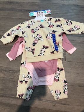 Baby Minnie Mouse 4PC Set Size 12M